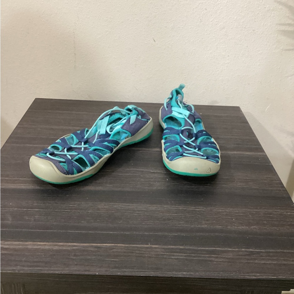 Keen Blue Outdoor Sandals with Protective Toe Bumper